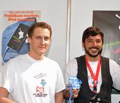 Alex Leirer (li.) und Antonio Rizzo (re.) sind auch bei den Vorbereitungen des Red Bull District Rides dabei