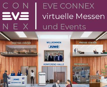 Die JUMO Xperience Days präsentiert auf der EVE CONNEX virtuellen Messe Plattform.
