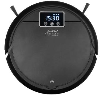 Sichler Haushaltsgeräte Staubsauger-Roboter PCR-3000 mit Wischfunktion, 2in1-Staubbehälter, WLAN & App (Copyright PEARL.GmbH)