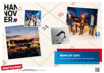 Macht Lust darauf, Zeit zu verschenken und gemeinsam mit Freunden und Familie Neues und Unvergessliches in Hannover zu erleben: Die Jahresendkampagne der Hannover Marketing und Tourismus GmbH