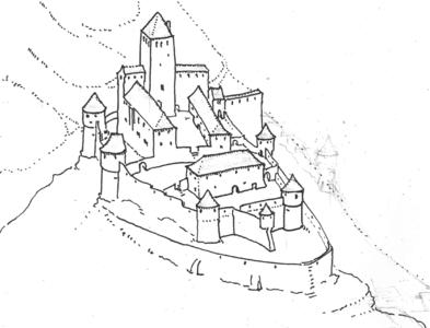 Wachtenburg Aufbaustudie