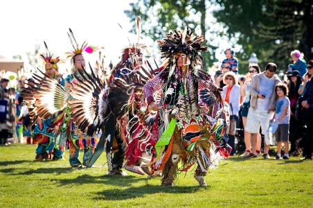 AB Powwow, Heritage Park Historical Village, Calgary Photo credit Government of Alberta
