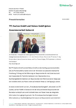 Presseinformation Heinze Kooperation mit TFI Aachen.pdf
