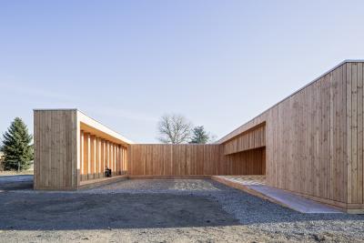 Gemeinschaftshaus Flüchtlingsunterkunft Spinelli / Foto: © Yannick Wegner, Mannheim