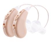 NX 9094 newgen medicals HdO-Hörverstärker-Paar mit Ex-Hörer, Akku & USB-Ladeschale