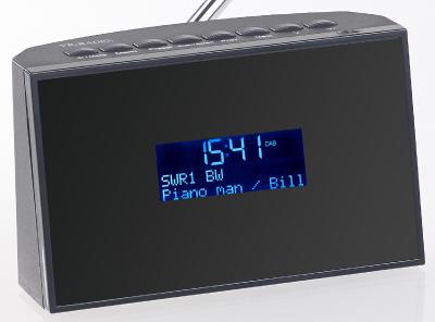 auvisio Digitaler DAB+/FM-Tuner zum Aufrüsten von HiFi-Anlagen DOR-270 mit Radiowecker