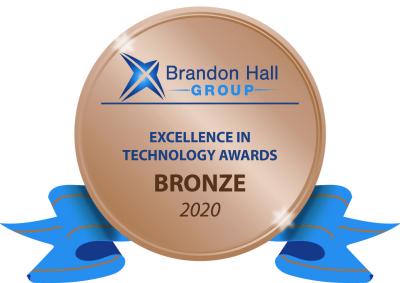 Preissiegel für die Kategorie Technology, Bronze 2020, Bildrechte: Brandon Hall GROUP