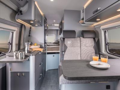 Voll ausgestattet: Die „50 Years Limited Edition“ des CaraTour 600 MQ / Fotos: Knaus Tabbert GmbH
