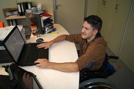 Giuseppe Garripoli an seinem Arbeitsplatz