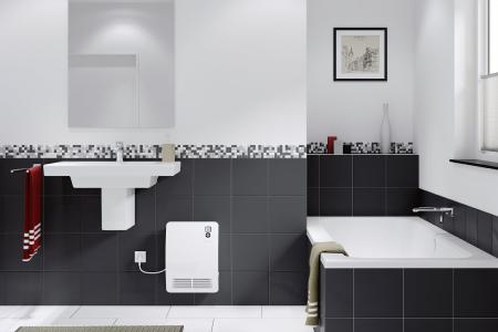 Mit dem Schnellheizer CK 20 Premium von STIEBEL ELTRON lässt sich morgens das Badezimmer in wenigen Sekunden auf Wohlfühltemperatur bringen