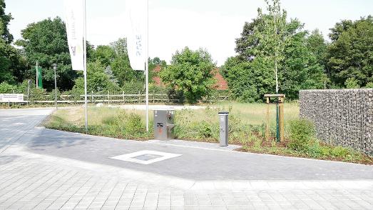 Grauwasserschacht, Ent und Versorgung Reisemobilpark Eutiner See