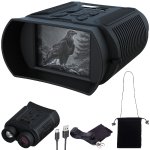 Zavarius Binokulares Akku-Nachtsichtgerät DN-400, QHD-Kamera, bis 500 m, IR-Nachtsicht