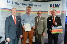 v.l.n.r.: Präsident Alois Jöst, Stefan Müller, die Vizepräsidenten Klaus Hofmann und Martin Sättele / Quelle: Thomas Rittelmann