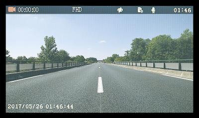 NavGear HD-Rückspiegel-Dashcam mit Rückfahrkamera und 10,9-cm-Display (4,3")
