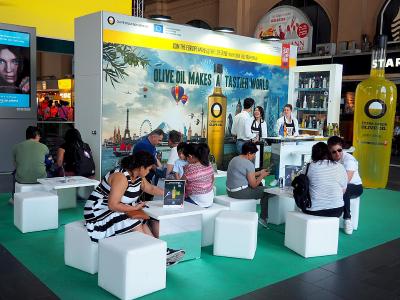 Olive Oil Lounge im Hauptbahnhof Frankfurt am Main.