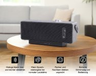 auvisio Mobiler TV-Lautsprecher, digitale Funk-Übertragung, 2 Hörprofile, Akku