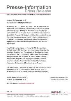 AMSEL-PM_12.10.15_Depressionen bei Multipler Sklerose.pdf