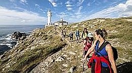 Galicien Wanderung zum Leuchtturm am Camino dos Faros klein.jpg