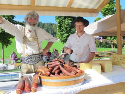 Bauernmarkt beim Almabtrieb
