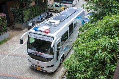 Solar Powered Telemedicine Van Amrita Hospital Mysuru