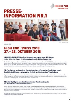 Presseinformation Nr.1 - HIGH END SWISS 2018.pdf