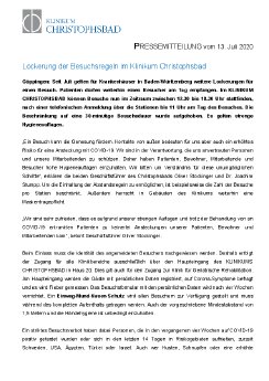 2020-07-13_PM Klinikum Christophsbad lockert Besuchsregeln.pdf
