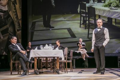 Fall der Götter: Pablo Guaneme Pinilla, Romy Klötzel, Judith Lilly Raab, Stephanie Schönfeld (hier als Sophie von Essenbeck), Nils Brück (hier als Friedrich Bruckmann)