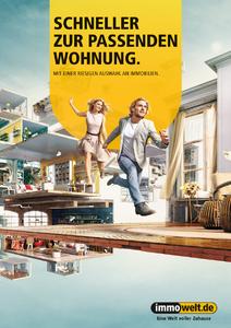 Schneller zur passenden Wohnung – darum geht es in der neuen Immowelt-Kampagne "Eine Welt voller Zuhause", Foto: Immowelt AG