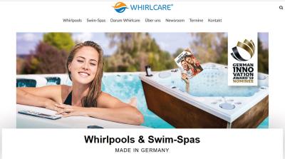 Die neue Whirlcare-Webseite