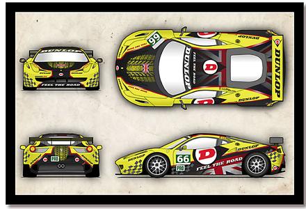 Dunlop Art Car Design