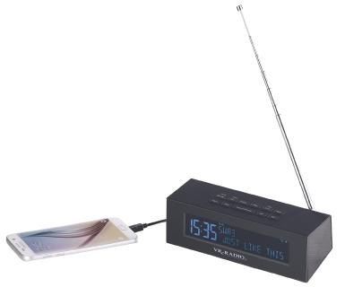 NX 4371 10 VR Radio Digitales DAB FM Stereo Radio mit Wecker