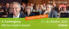 Bereits zum fünften Mal findet 2020 die Fachtagung bfb barrierefrei bauen statt – diesmal als zweitägiges, digitales Live-Event mit interaktivem Netzwerk-Charakter.