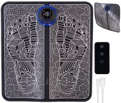 newgen medicals Akku-EMS-Fußmassagegerät, 8 Modi, 19 Intensitätsstufen, faltbar