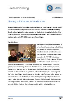 TUEV SUED gibt Tipps zum Kauf von Kinderspielzeug zu Weihnachten.pdf