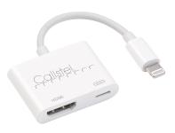 Callstel HDMI-Adapter für iPhone & iPad mit Lightning-Anschluss, Full HD