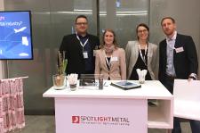 NürnbergMesse and Vogel Business Media start cooperation on the subject of light metal casting (left to right): Matthias Brandstätter and Janina Seit (both Vogel Business Media) with Corinna Karl and Sebastian Orthgieß (both NürnbergMesse) / Copyright: Vogel Business Media