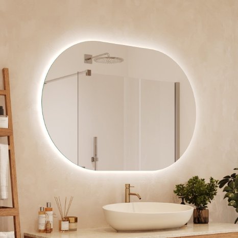 Badspiegel abgerundet mit Hintergrundbeleuchtung – Aurea rundherum.jpg