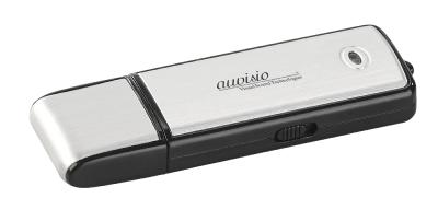 auvisio Voice Recorder & USB-Stick REC-200 V2, geräuschaktivierte Aufnahme, 70 Std., 8 GB / Bild: PEARL.GmbH / www.pearl.de