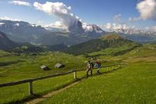 In den Alpen auf dem Weg zur Panascharte