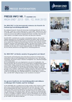 Presseinformation Nr.1 - HIGH END 2013.pdf