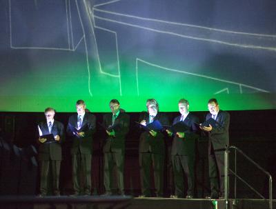 Das Collegium Canticum Dresden im Zeiss-Planetarium Jena – Foto: Winnetou360/Raphael Schardt