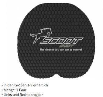 Rechts und links sind diese Einlagen tragbar