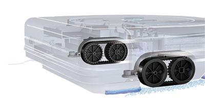 NX-5907 Sichler Haushaltsgeraete Multiroom-Saug-und Wisch-Roboter mit Ladestation