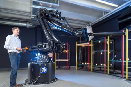 Das neue Robogoniometer im Einsatz