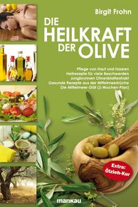 In dem Buch "Die Heilkraft der Olive" gibt Birgit Frohn umfassend Rat, wie Olivenöl – das „Gold des Südens“ – unsere Gesundheit stärken, Beschwerden lindern, Haut und Haare pflegen sowie viel Gutes für Wohlbefinden und Figur tun kann
