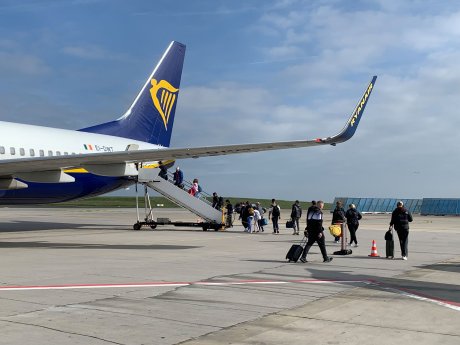 Passengers at TRIWO Hahn Airport.jpg