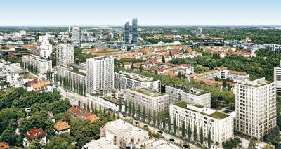 Firmensitz der Deutschen Finance Group am Schwabinger Tor in München