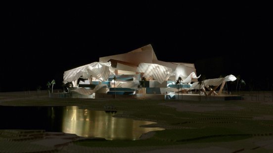 Saadiyat Beach Golf Club's Frank Gehry -designed clubhouse.JPG