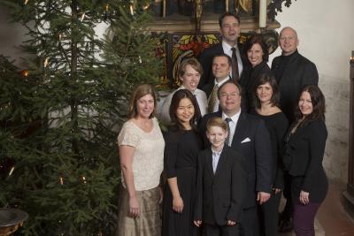 Oper Leipzig Ensemble Weihnachtssingen ©Tom Schulze