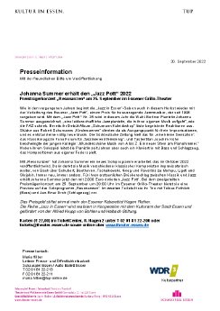 PM_Jazz in Essen_Jazz Pott 2022 an Johanna Summer_25. September 2022.pdf